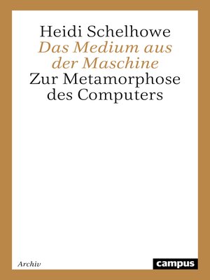 cover image of Das Medium aus der Maschine
